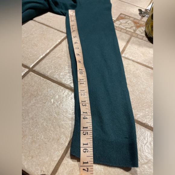 J.Jill Pullover Sweater Forest Green~55%Cotton& 25%Rayon & 20%Nylon Med Petite - Picture 11 of 16